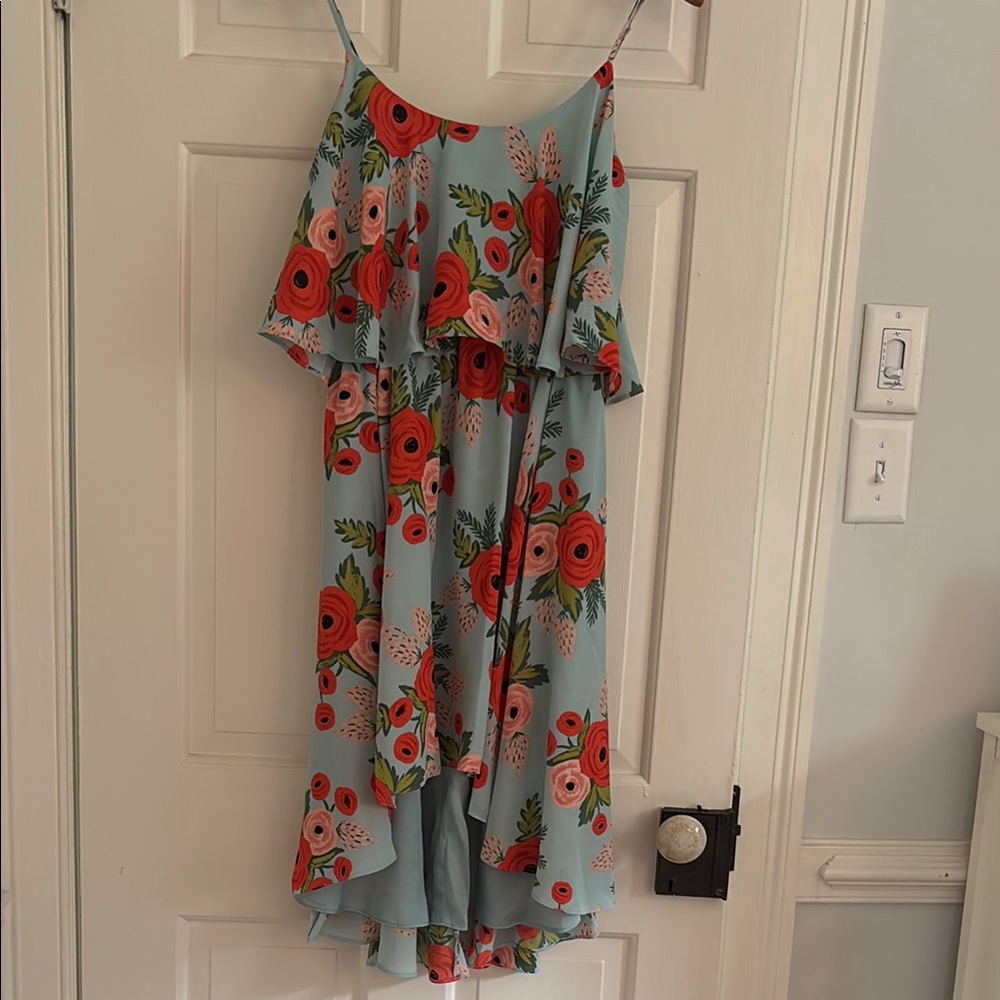 Paper Crown x Rifle Paper Co Sleeveless Floral Dress